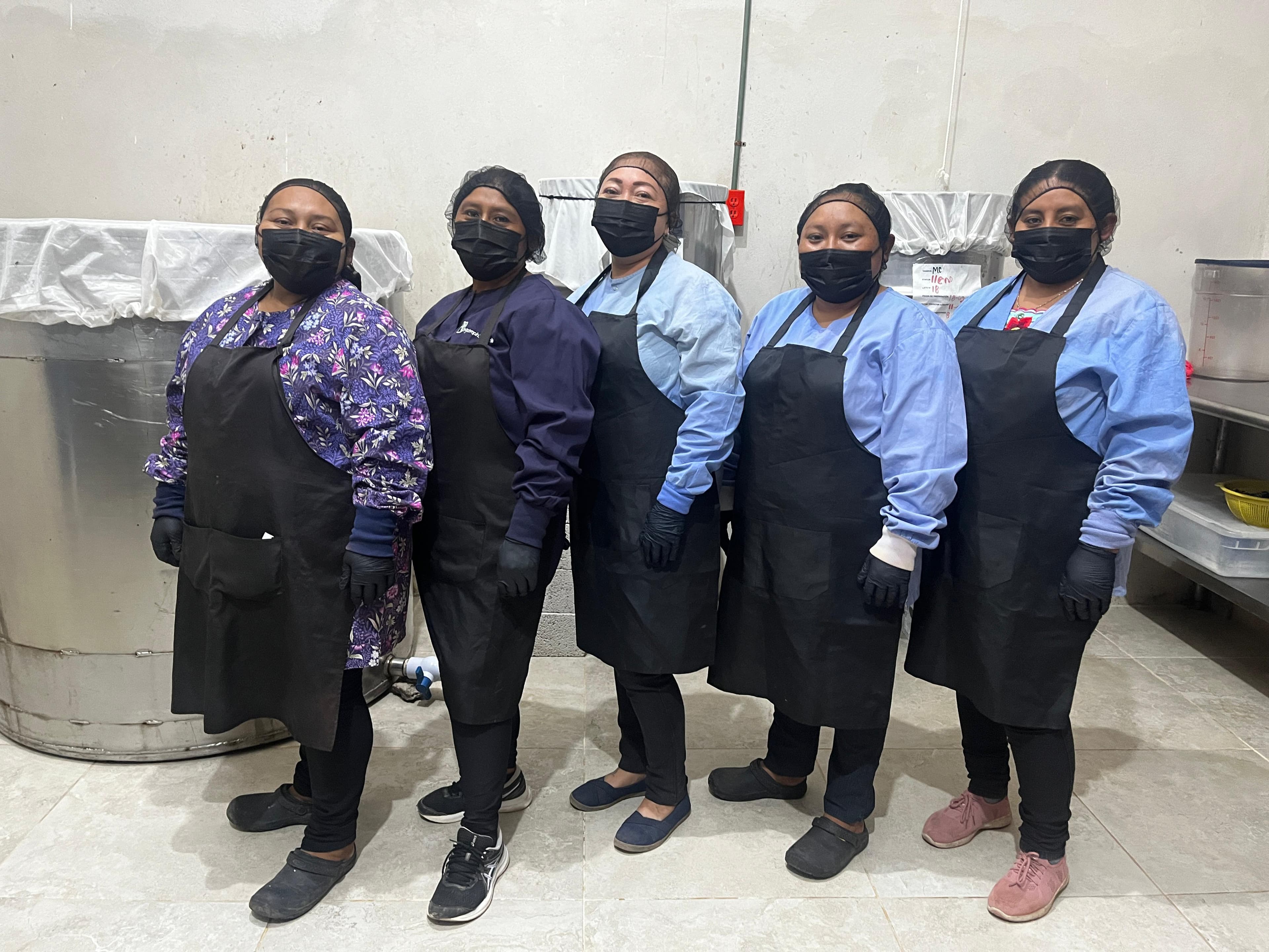 Bruja Sana's artisanal production line